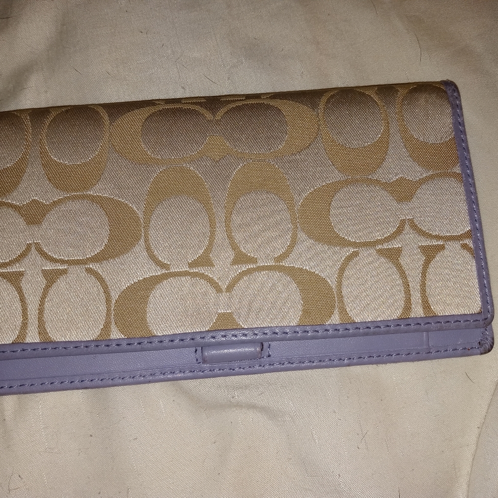 Coach Checkbook Wallet